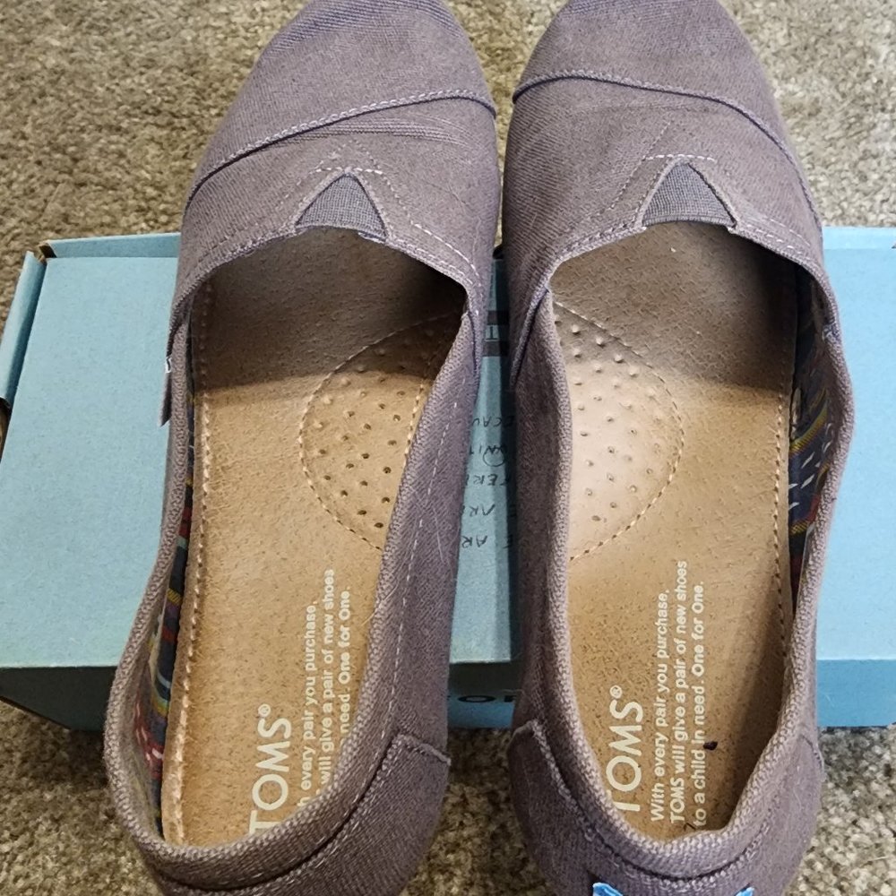 Toms Women’s Classic Canvas Shoes Ash 9